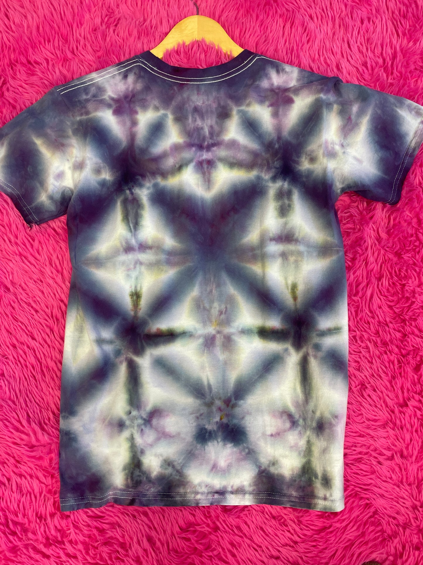 Upcycled Shining Cat Pocket Shirt Unisex S