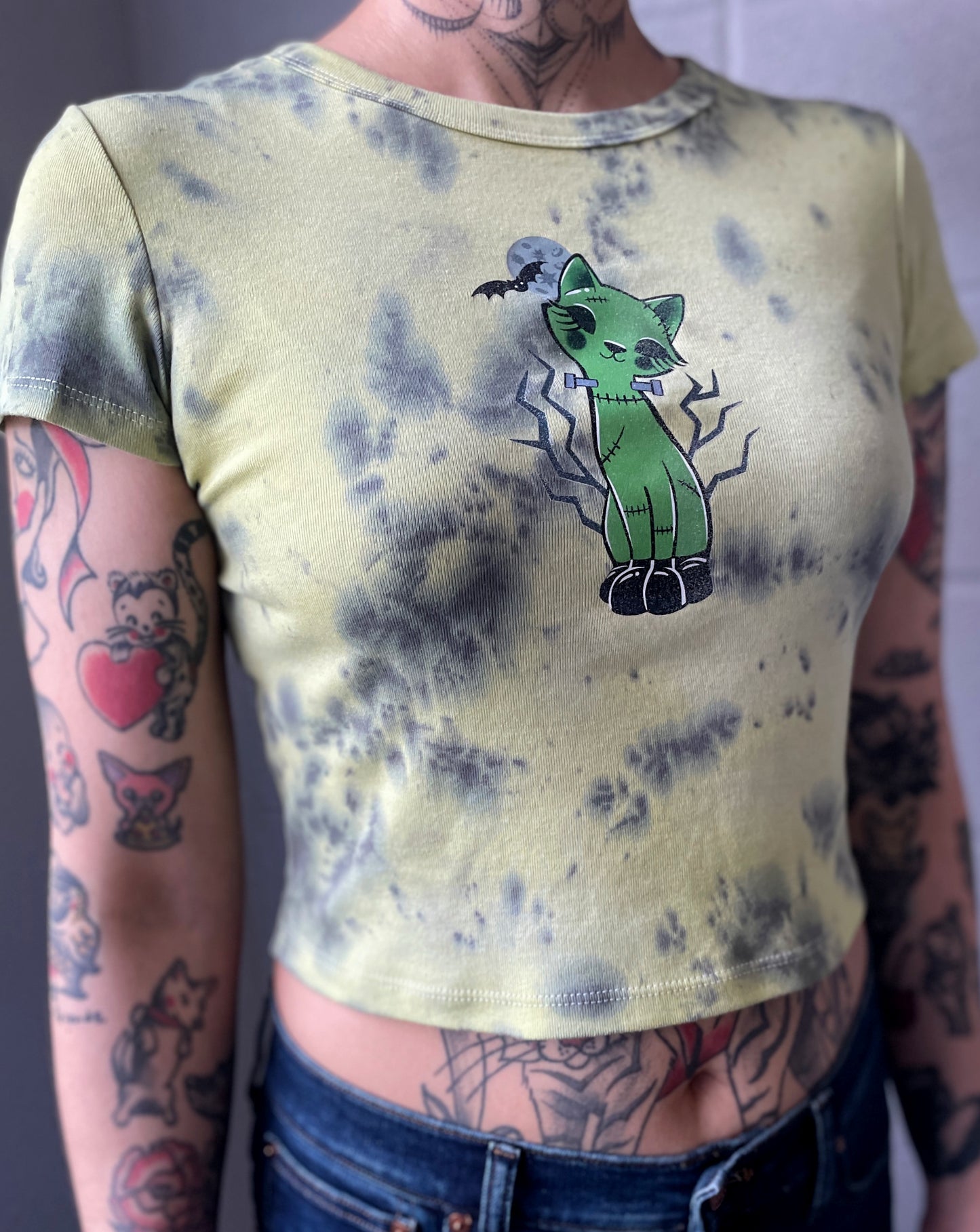 Frankenkitty  Baby Tee