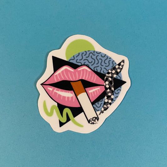 Smokin’ Lips Sticker