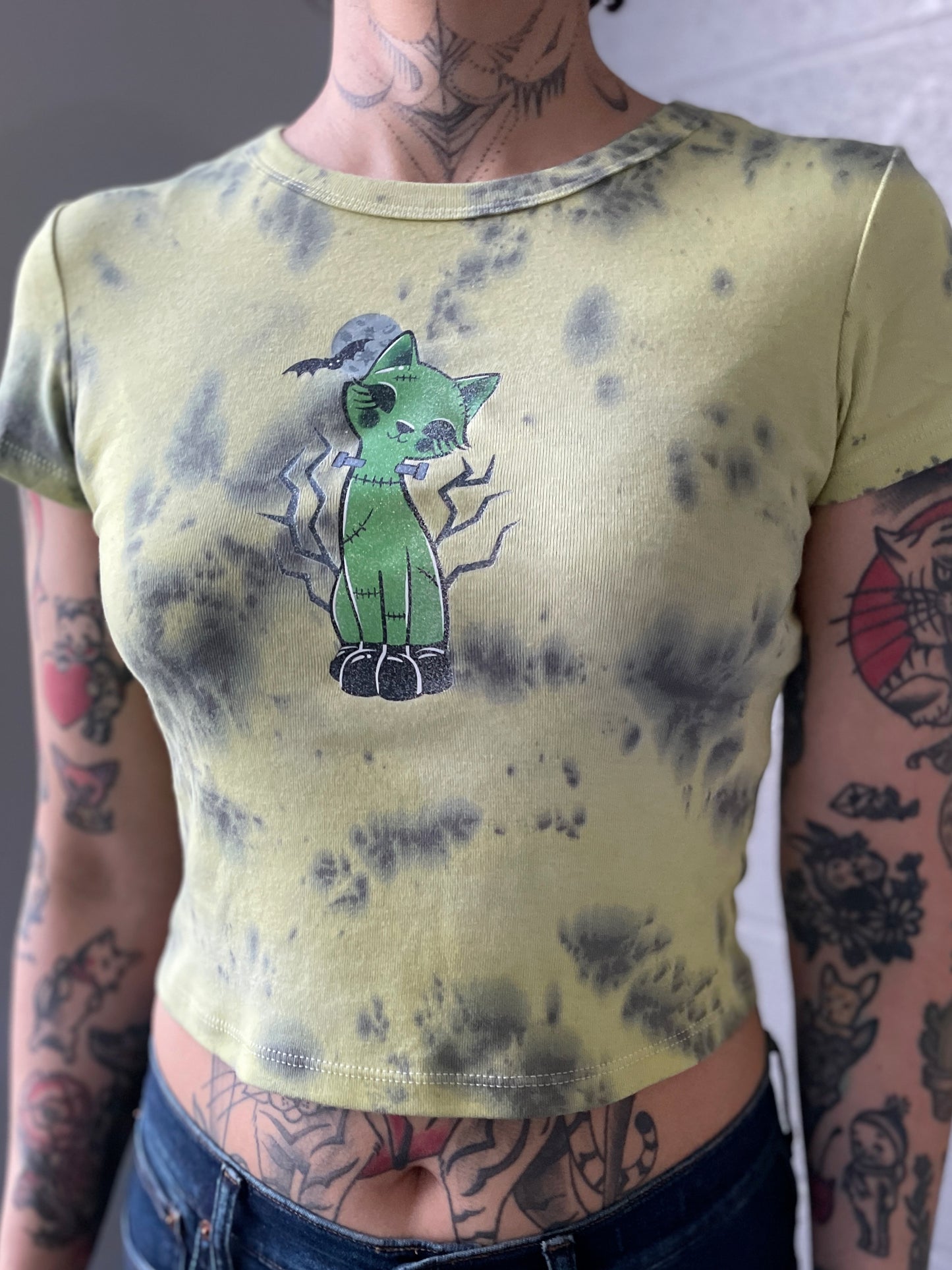 Frankenkitty  Baby Tee