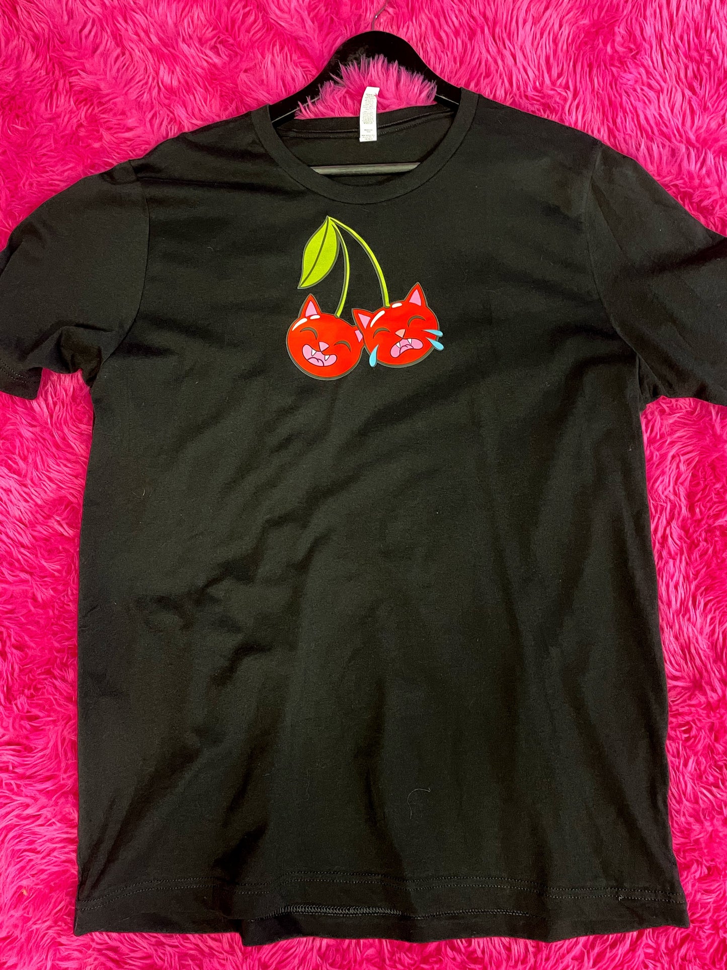 Cherry Cats Black Unisex XL