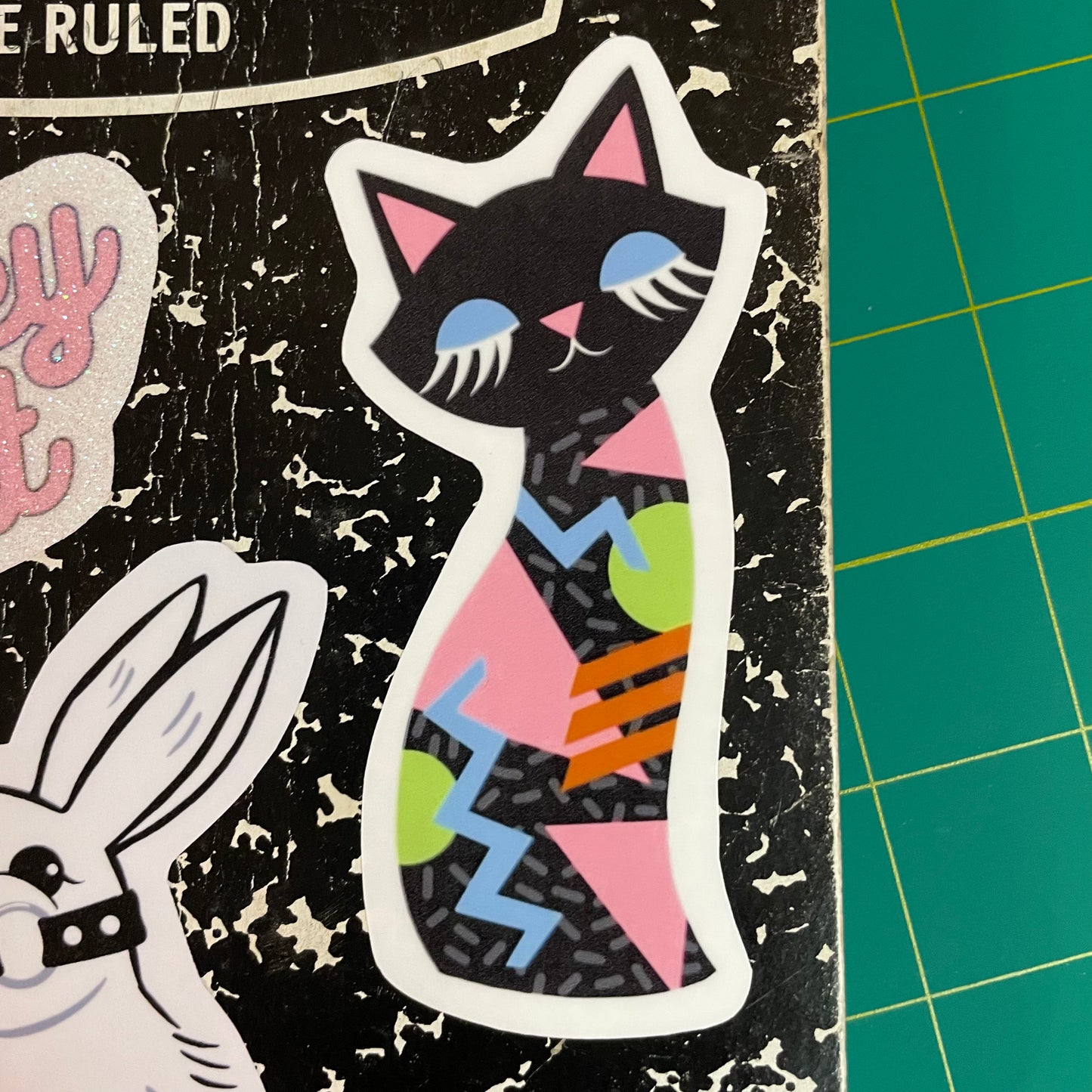 80s Cat Sticker