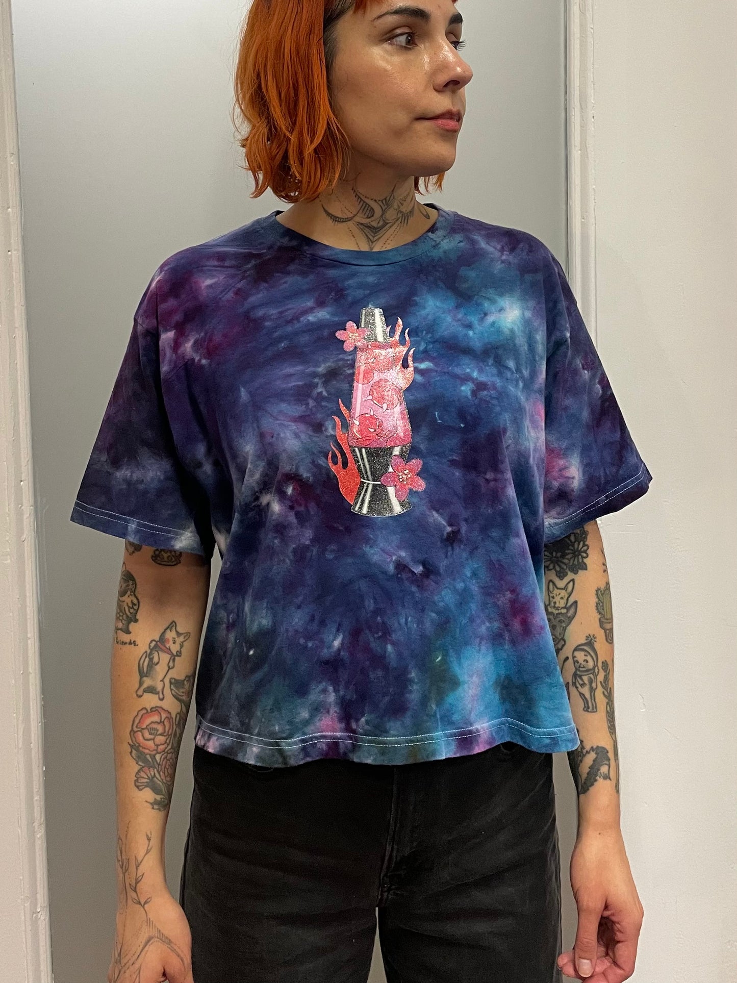 Hot Stuff Lava Lamp Crop Top XL