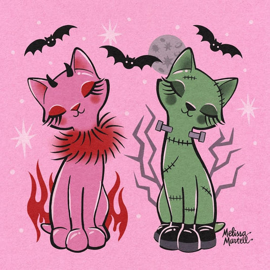 Lucipurr and Frankenkitty